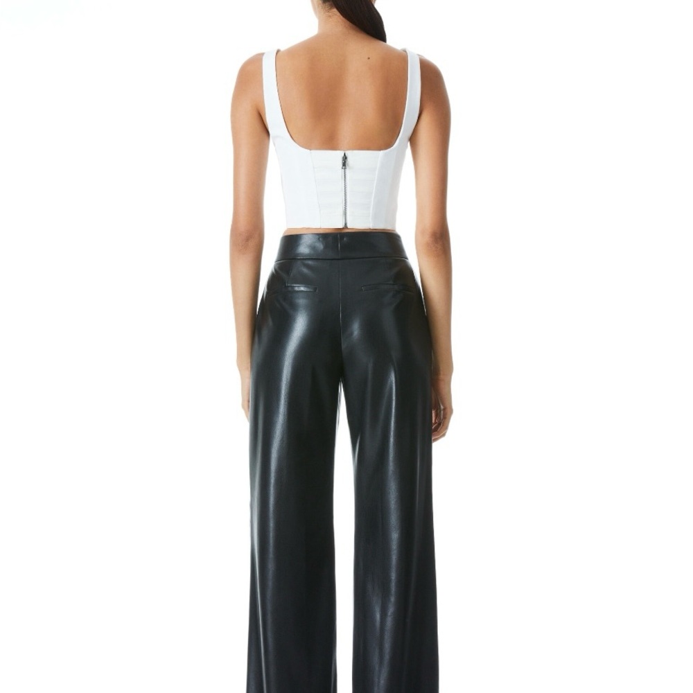 Alice + Olivia White Corset Top - Picture 2 of 7